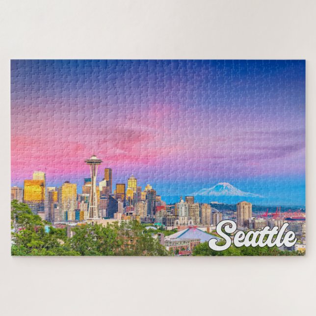 Puzzle Seattle, Washington, Estados Unidos (Horizontal)