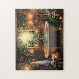 Puzzle Secret Garden Spa Bath Floral Nature Retreat