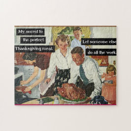 Puzzle Secreto a la vida perfecta de la cena de Acción de