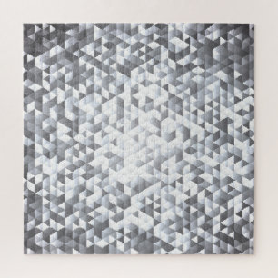 Puzzle Secuencias de plata: fondo de mosaico brillante