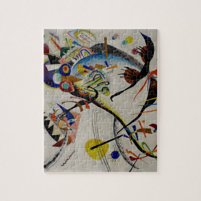 Puzzle Segmento azul de Kandinsky (Vertical)