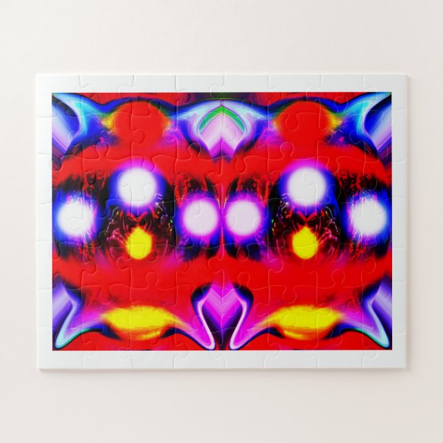 Puzzle Seis bolas de nieve arte divertido (Horizontal)