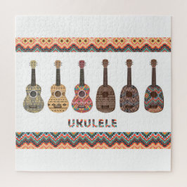 Puzzle Seis patrones de ukulele