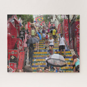 Puzzle selaron step río brazil