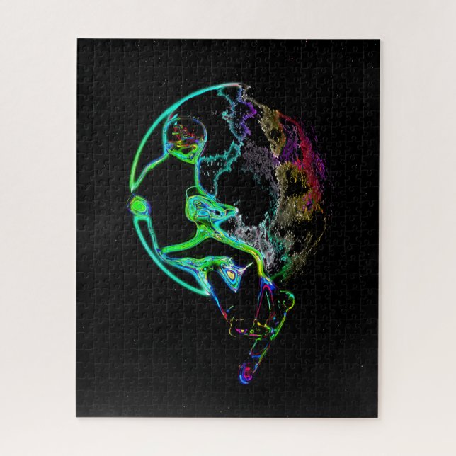 Puzzle Selección espacial - Chico escocés volador (Vertical)