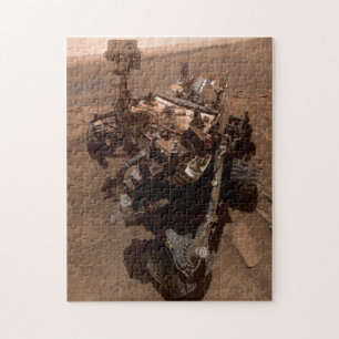 Puzzle Selfie de Mars Curiosity Paisaje Marciano Rojo