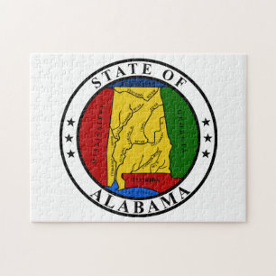Puzzle Sello de Alabama.