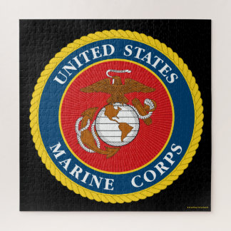 Puzzle Sello del Cuerpo de Marines - Plano