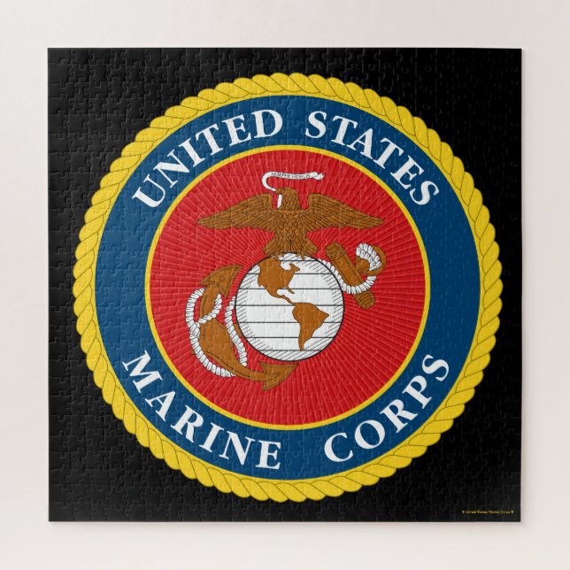 Puzzle Sello del Cuerpo de Marines - Plano (Vertical)