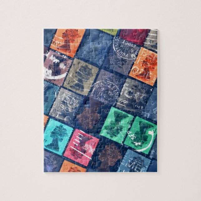 Puzzle Sellos del vintage (Vertical)