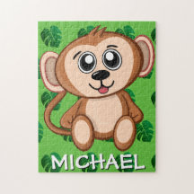Selva verde de la jungla de monos Personalizado se