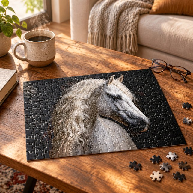 Puzzle Semental Andaluz Blanco (Subido por el creador)