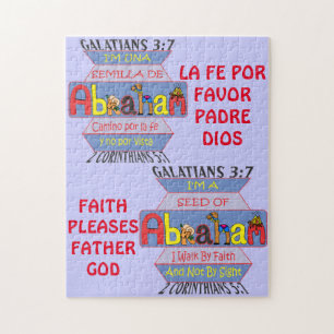 Puzzle Semilla de Abraham© - Esp & Eng