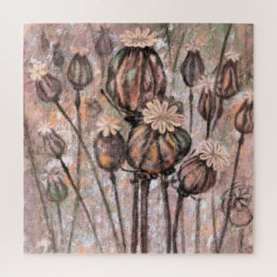 Puzzle Semillas de amapola - Campo de primavera - Pintura