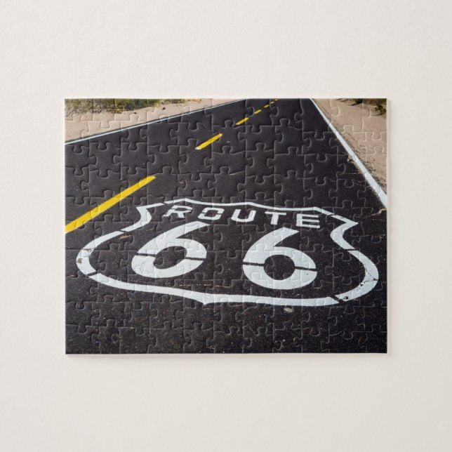 Puzzle señal de la carretera Ruta 66, Arizona (Horizontal)