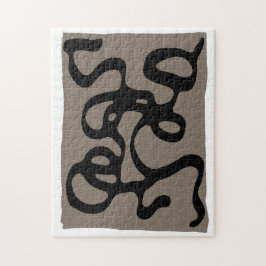 Puzzle Señales distantes: Resumen negro y gris