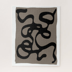 Puzzle Señales distantes: Resumen negro y gris