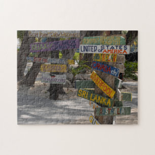 Puzzle Señales en Rum Point. Gran Caimán