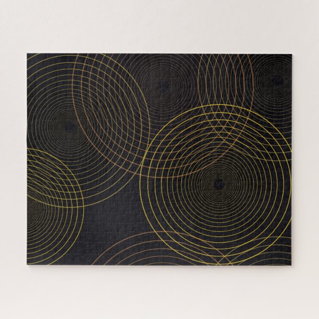 Puzzle Sencillo, moderno, fresco, moderno y moderno círcu (Horizontal)