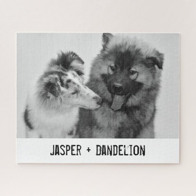 Puzzle Sencillo, moderno Mascota Personalizado o foto de  (Horizontal)