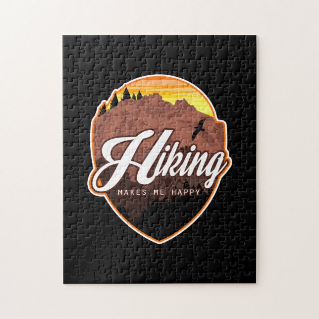 Puzzle Senderismo me hace feliz (Vertical)