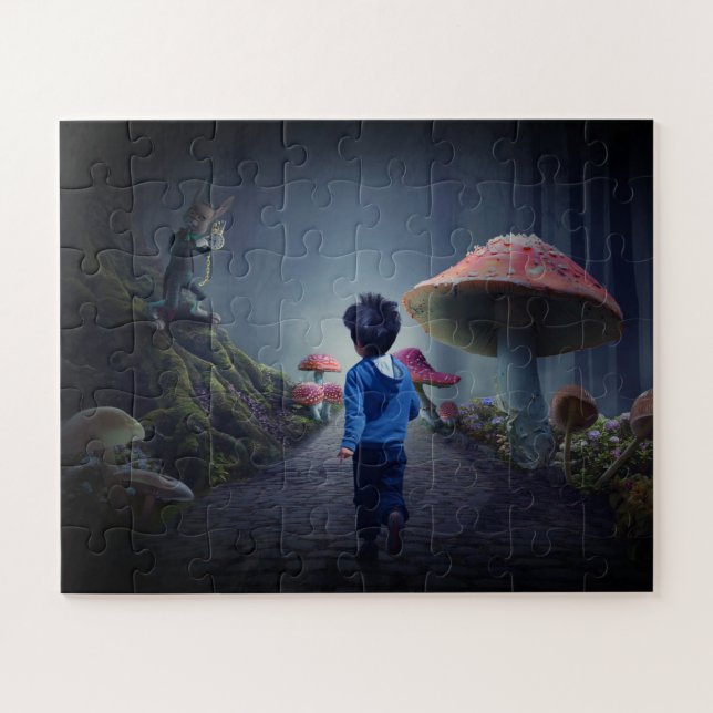 Puzzle Sendero de hongos (Horizontal)