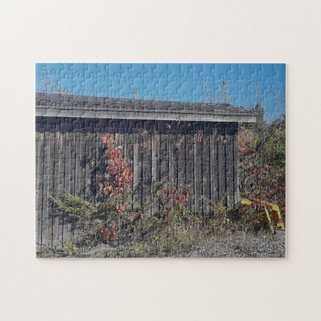 Puzzle Sendero de jardín en el borde de la casa (Horizontal)