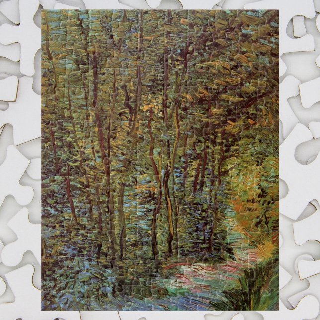 Puzzle Sendero en el bosque por Vincent van Gogh (Subido por el creador)
