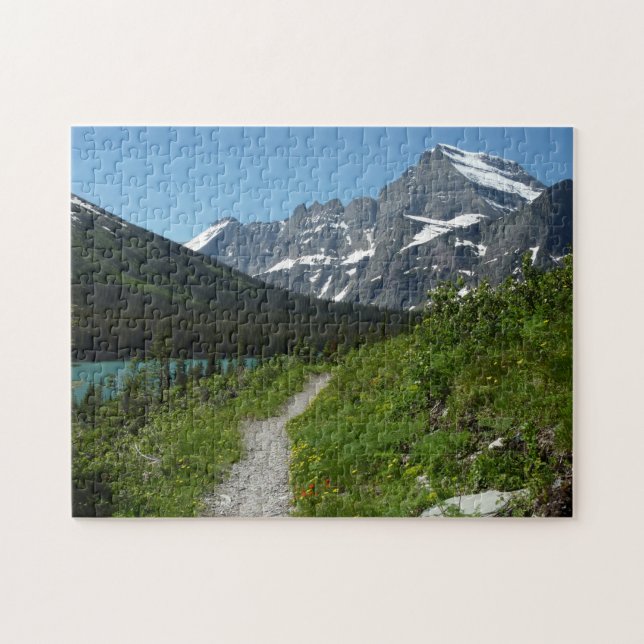 Puzzle Sendero Josephine Lake con Monte Guild en Glacier (Horizontal)