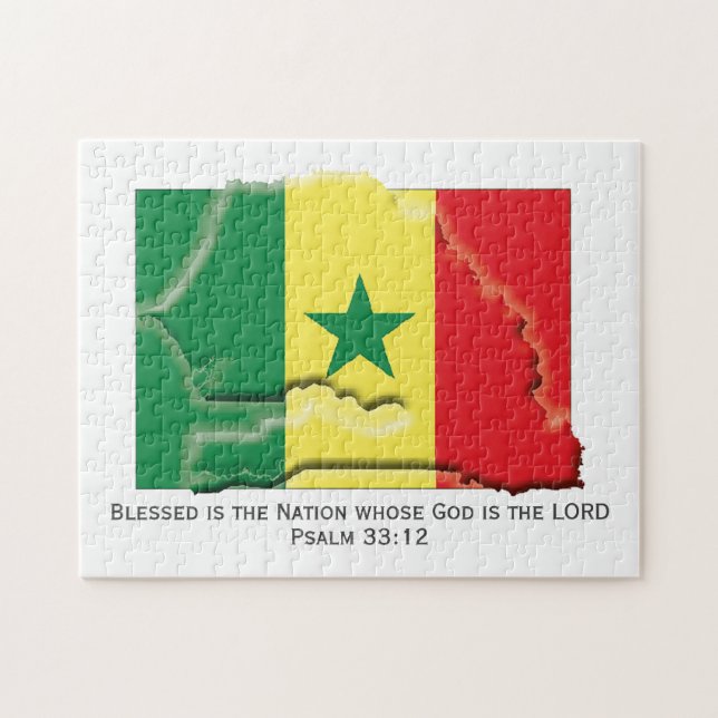 Puzzle SENEGAL | Nación Bendecida | BANDERA SENEGALESA (Horizontal)