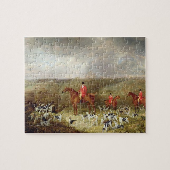 Puzzle Señor Glamis y sus sabuesos, 1823 (aceite en canva (Horizontal)