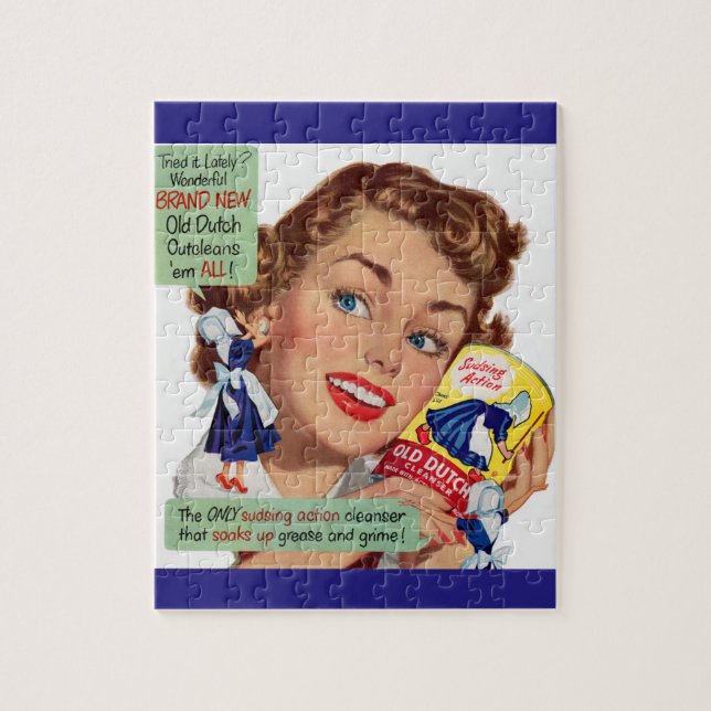 Puzzle Señora del limpiador holandesa (Vertical)