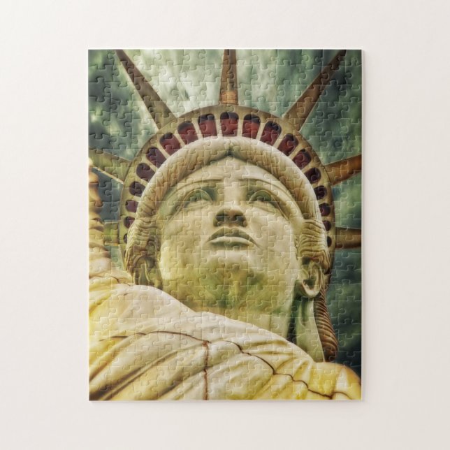 Puzzle Señora Liberty, estatua de la libertad (Vertical)