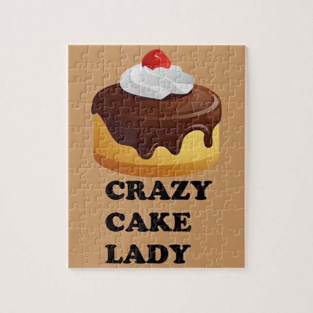 Puzzle Señora loca de la torta (Vertical)