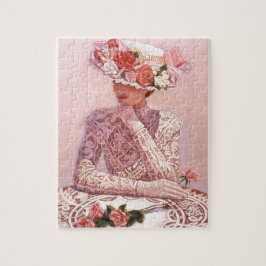 Puzzle Señora romántica del Victorian
