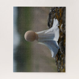 Puzzle Sensueel gehuld poppetje in een bloemen jurkje.