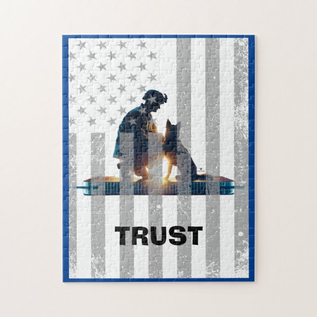 Puzzle Sentido vínculo: Héroes y perros (Vertical)