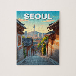 Puzzle Seoul Bukchon South Korea Sunset