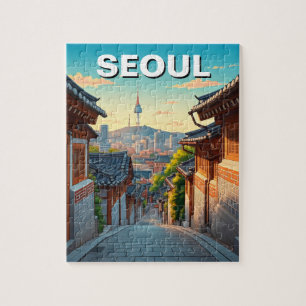 Puzzle Seoul Bukchon South Korea Sunset