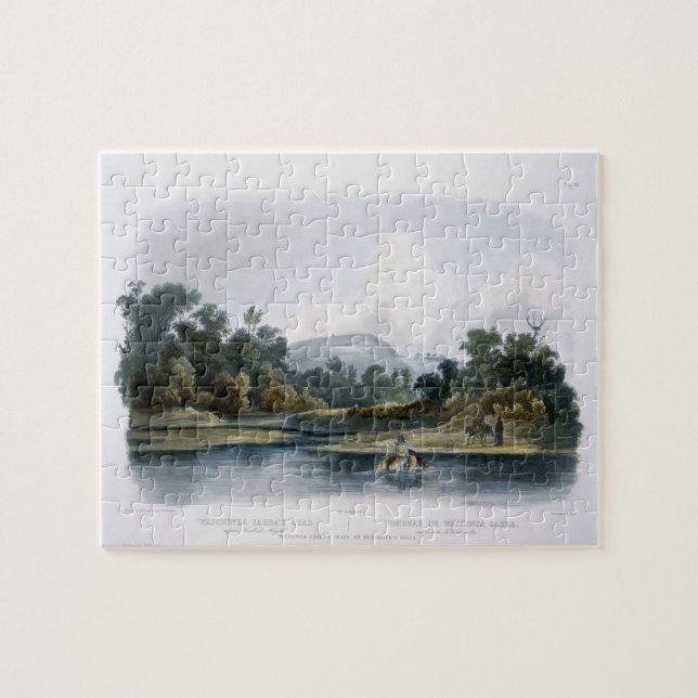 Puzzle Sepulcro en las colinas del mirlo, placa de (Horizontal)