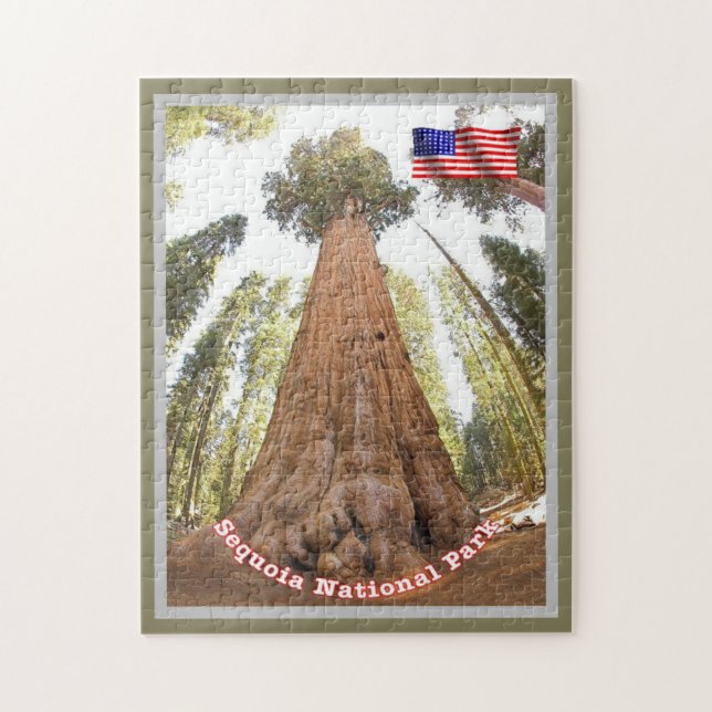 Puzzle Sequoia - General Sherman Tree - Estados Unidos - (Vertical)