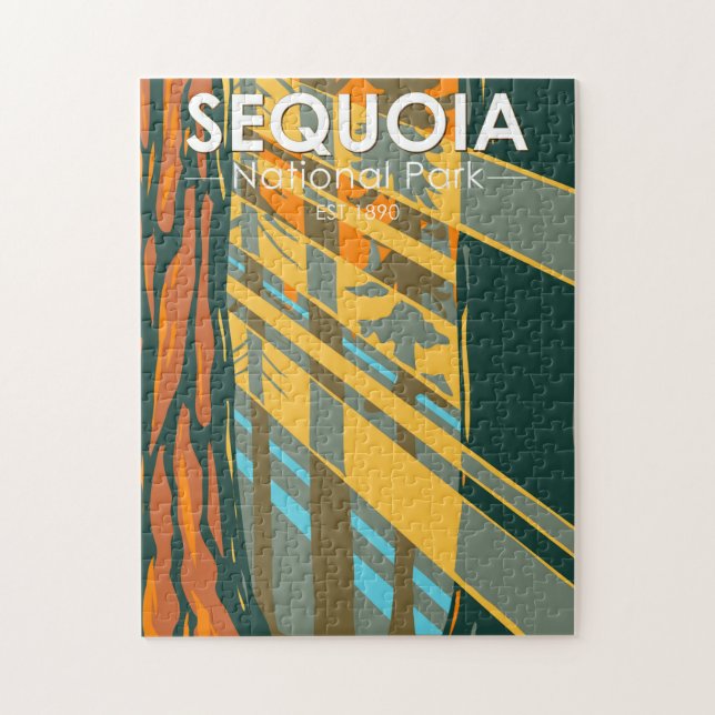 Puzzle Sequoia National Park Giant Sequoia Trees (Vertical)