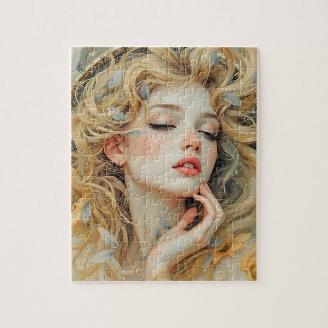 Puzzle Seraf de Oro - Ángel de la Luz y la Gracia (Vertical)