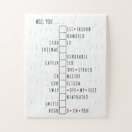 Puzzle Serás Mi Valentín - Nueva Declaración de Amor