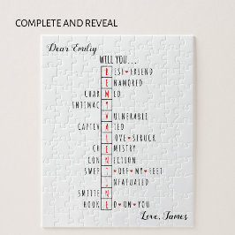 Puzzle Serás Mi Valentín - Nueva Declaración de Amor