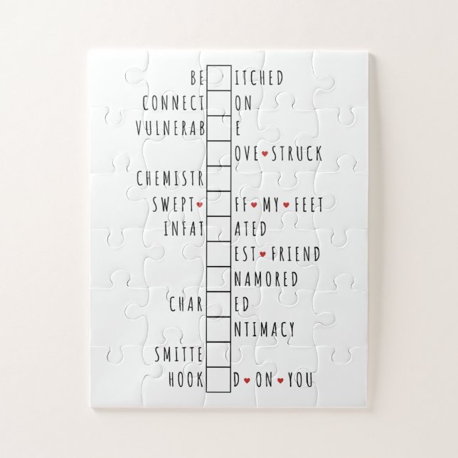 Puzzle ¿Serás mío? - Revelación de la Declaración de Amor (Vertical)