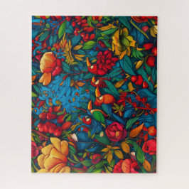 Puzzle Serenata de selva en un mar de flores