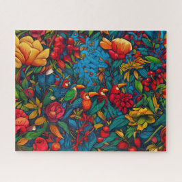 Puzzle Serenata de selva en un mar de flores