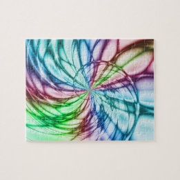 Puzzle Serendipia | Arte fractal multicolor