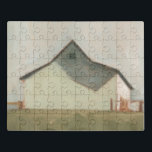 Puzzle Serene Barn - Blanquecino<br><div class="desc">Serene Barn V de Emma Scarvey. Cuenta con un único granero con colores y bordes suaves.</div>